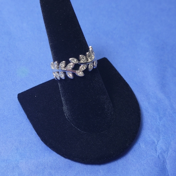 ❤ STERLING SILVER RING SIZE 6 - Picture 6 of 8